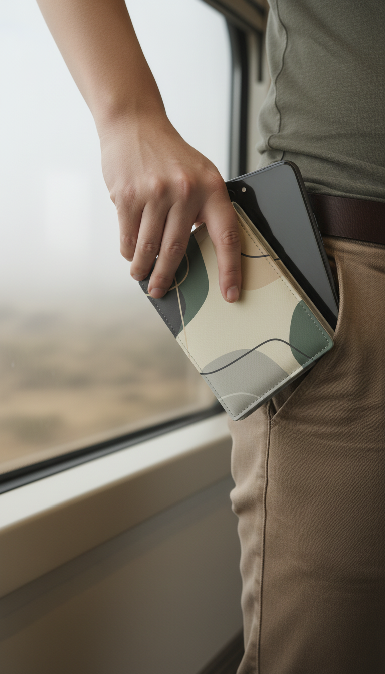 Minimalist Wallet in use